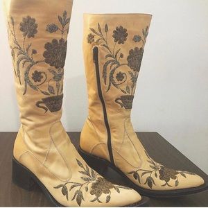 Italian leather boots